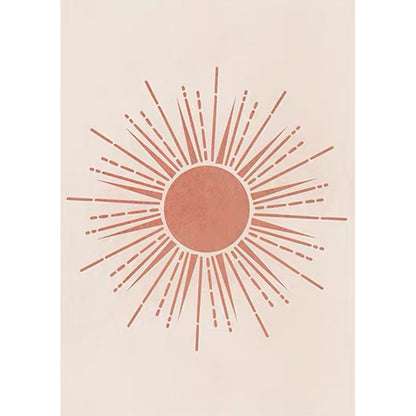 Multi Colored Novelty Rug Polyster Geometric Printed Area Carpet Anti-Slip Backing Stain-Resistant Area Rug for Decoration Red Brown Clearhalo 'Area Rug' 'Rug' 2317514