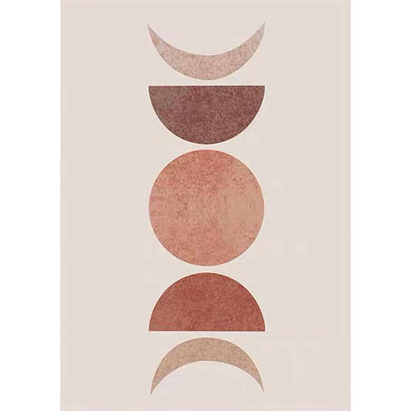 Multi Colored Novelty Rug Polyster Geometric Printed Area Carpet Anti-Slip Backing Stain-Resistant Area Rug for Decoration Brown Clearhalo 'Area Rug' 'Rug' 2317519