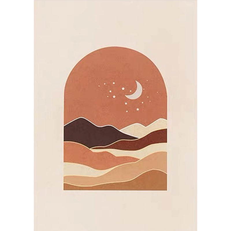 Multi Colored Novelty Rug Polyster Geometric Printed Area Carpet Anti-Slip Backing Stain-Resistant Area Rug for Decoration Camel Clearhalo 'Area Rug' 'Rug' 2317523