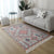 Casual Living Room Rug Multi Colored Geometric Printed Area Carpet Jute Stain-Resistant Handmade Indoor Rug with Tassel Pink Clearhalo 'Area Rug' 'Bohemian' 'Rugs' Rug' 2317536