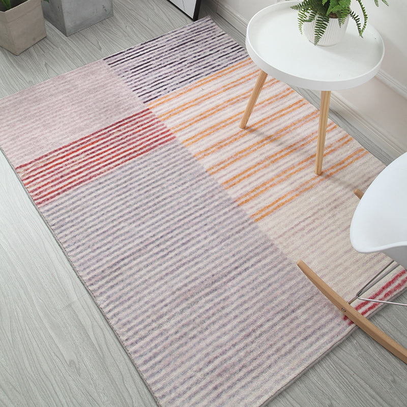 Multi Color Modern Rug Polypropylene Southwestern Print Indoor Rug Non-Slip Backing Pet Friendly Area Carpet for Living Room Light Purple Clearhalo 'Area Rug' 'Rugs' 'Southwestern' Rug' 2317639
