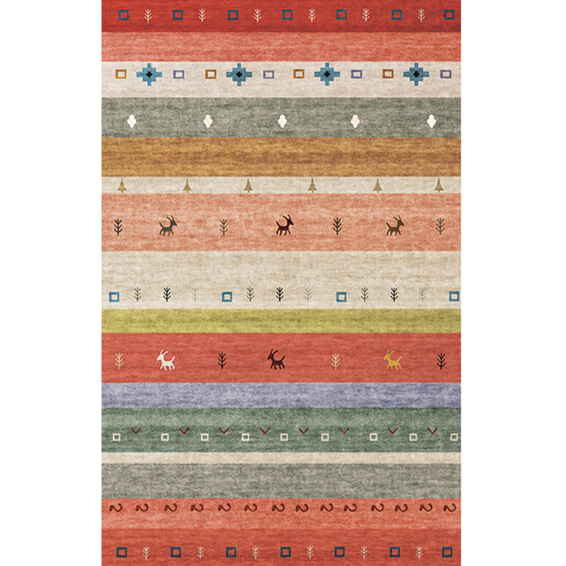 Multi Color Modern Rug Polypropylene Southwestern Print Indoor Rug Non-Slip Backing Pet Friendly Area Carpet for Living Room Clearhalo 'Area Rug' 'Rugs' 'Southwestern' Rug' 2317646