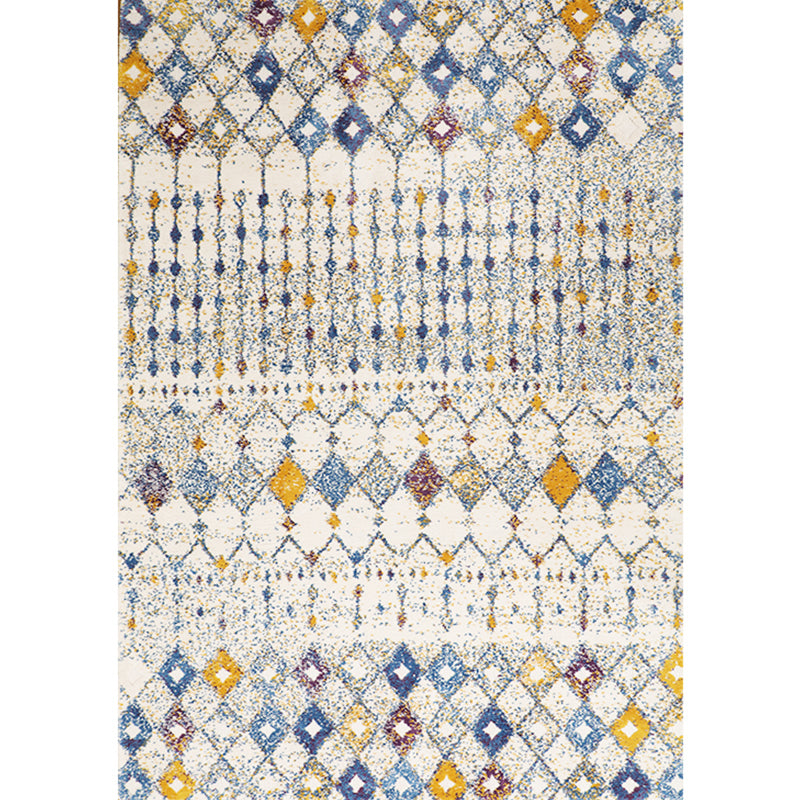Calming Geometric Print Rug Multi-Color Super Fiber Indoor Rug Non-Slip Backing Pet Friendly Easy Care Area Carpet for Room Beige Clearhalo 'Area Rug' 'Rugs' 'Southwestern' Rug' 2317654