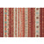 Natural Living Room Rug Multicolor Geo Pattern Indoor Rug Polypropylene Anti-Slip Machine Washable Area Carpet Dark Red Clearhalo 'Area Rug' 'Rugs' 'Southwestern' Rug' 2317663
