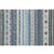 Natural Living Room Rug Multicolor Geo Pattern Indoor Rug Polypropylene Anti-Slip Machine Washable Area Carpet Ocean Blue Clearhalo 'Area Rug' 'Rugs' 'Southwestern' Rug' 2317667