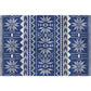 Natural Living Room Rug Multi-Color Geo Printed Area Carpet Synthetics Anti-Slip Backing Pet Friendly Indoor Rug Blue Clearhalo 'Area Rug' 'Rugs' 'Southwestern' Rug' 2317681