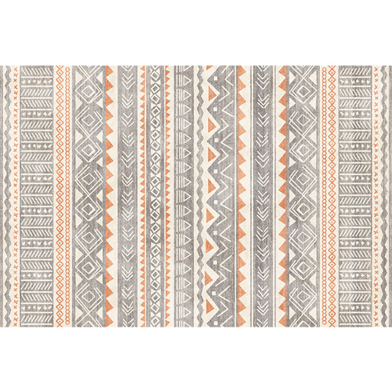 Natural Living Room Rug Multi-Color Geo Printed Area Carpet Synthetics Anti-Slip Backing Pet Friendly Indoor Rug Orange Clearhalo 'Area Rug' 'Rugs' 'Southwestern' Rug' 2317691