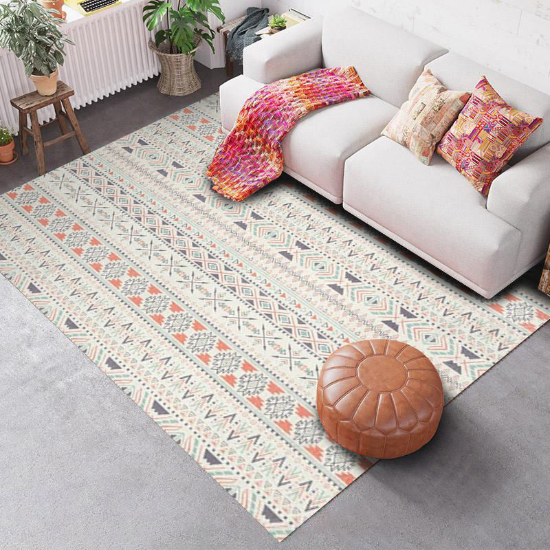 Southwestern Geo Pattern Rug Multi-Color Polyster Area Rug Easy Care Pet Friendly Washable Area Carpet for Room Clearhalo 'Area Rug' 'Rugs' 'Southwestern' Rug' 2317695