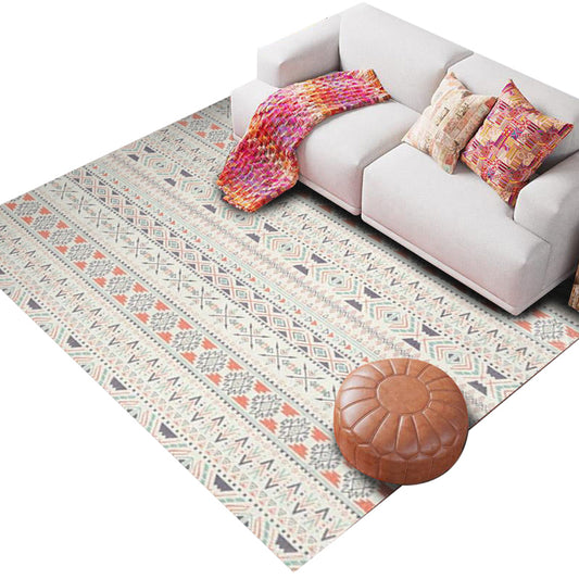 Southwestern Geo Pattern Rug Multi-Color Polyster Area Rug Easy Care Pet Friendly Washable Area Carpet for Room Clearhalo 'Area Rug' 'Rugs' 'Southwestern' Rug' 2317703
