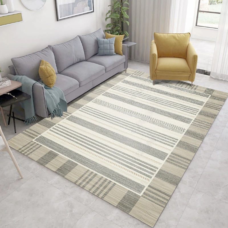 Southwestern Geo Pattern Rug Multi-Color Polyster Area Rug Easy Care Pet Friendly Washable Area Carpet for Room Taupe Clearhalo 'Area Rug' 'Rugs' 'Southwestern' Rug' 2317707
