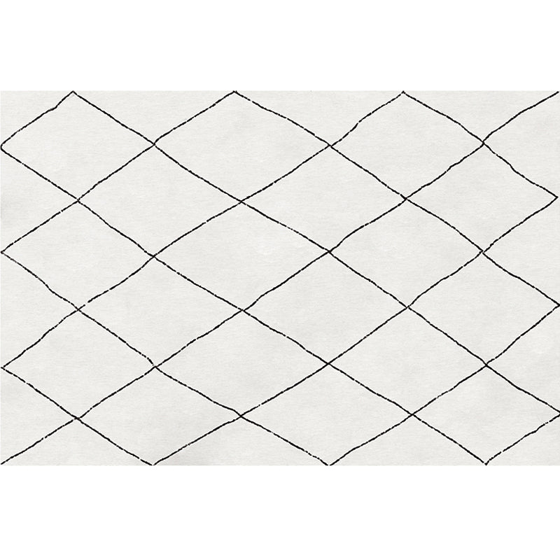 Multicolored Geometric Print Rug Polypropylene Relaxing Indoor Rug Anti-Slip Backing Pet Friendly Easy Care Area Rug for Decoration White Clearhalo 'Area Rug' 'Rugs' 'Southwestern' Rug' 2317720