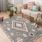 Nordic Decoration Rug Multicolored Geometric Print Indoor Rug Polyster Non-Slip Pet Friendly Washable Area Carpet Grey Clearhalo 'Area Rug' 'Rugs' 'Southwestern' Rug' 2317729