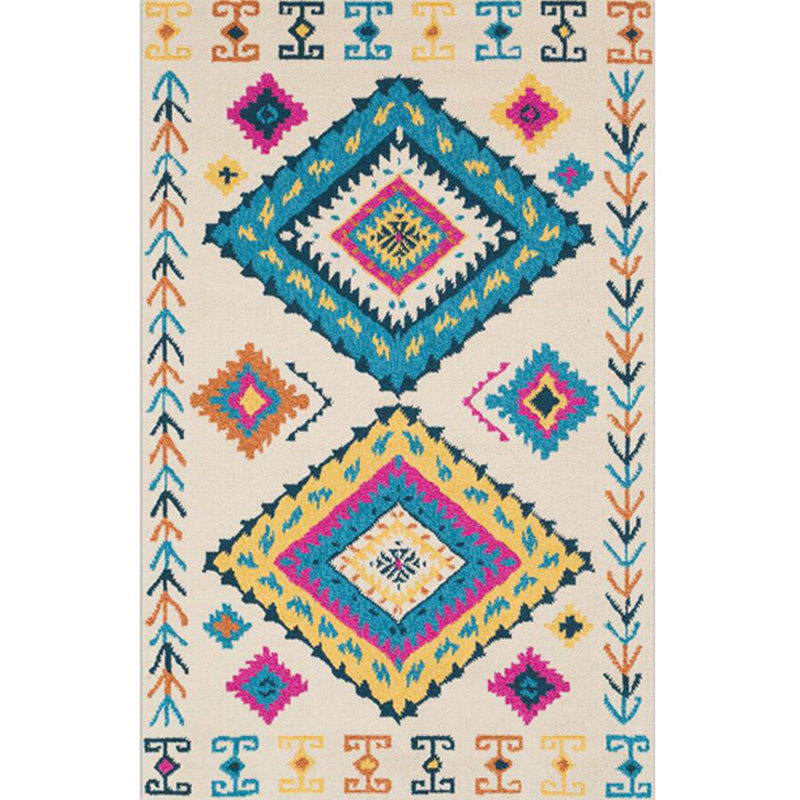 Nordic Decoration Rug Multicolored Geometric Print Indoor Rug Polyster Non-Slip Pet Friendly Washable Area Carpet Clearhalo 'Area Rug' 'Rugs' 'Southwestern' Rug' 2317736
