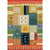 Boho Living Room Rug Multi Colored Plaid Printed Indoor Rug Synthetics Non-Slip Backing Pet Friendly Carpet Yellow-Green Clearhalo 'Area Rug' 'Bohemian' 'Rugs' Rug' 2317740