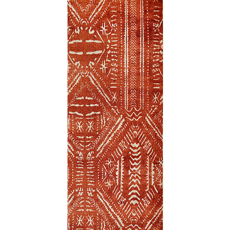 Relaxing Geometric Print Rug Red Polypropylene Indoor Rug Anti-Slip Backing Pet Friendly Easy Care Area Carpet for Room Clearhalo 'Area Rug' 'Rugs' 'Southwestern' Rug' 2317771