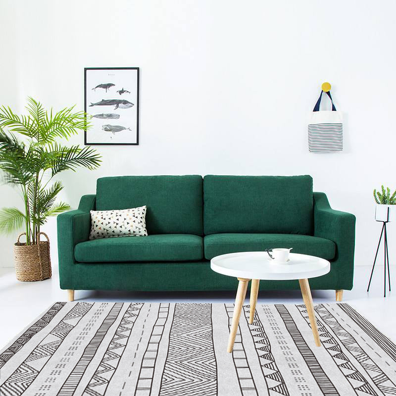 Boho Parlor Rug Multi-Color Geometric Printed Area Carpet Synthetics Non-Slip Pet Friendly Easy Care Indoor Rug Clearhalo 'Area Rug' 'Bohemian' 'Rugs' Rug' 2317775