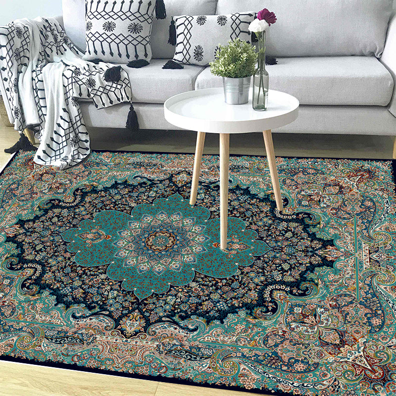 Boho Parlor Rug Multi-Color Geometric Printed Area Carpet Synthetics Non-Slip Pet Friendly Easy Care Indoor Rug Clearhalo 'Area Rug' 'Bohemian' 'Rugs' Rug' 2317779