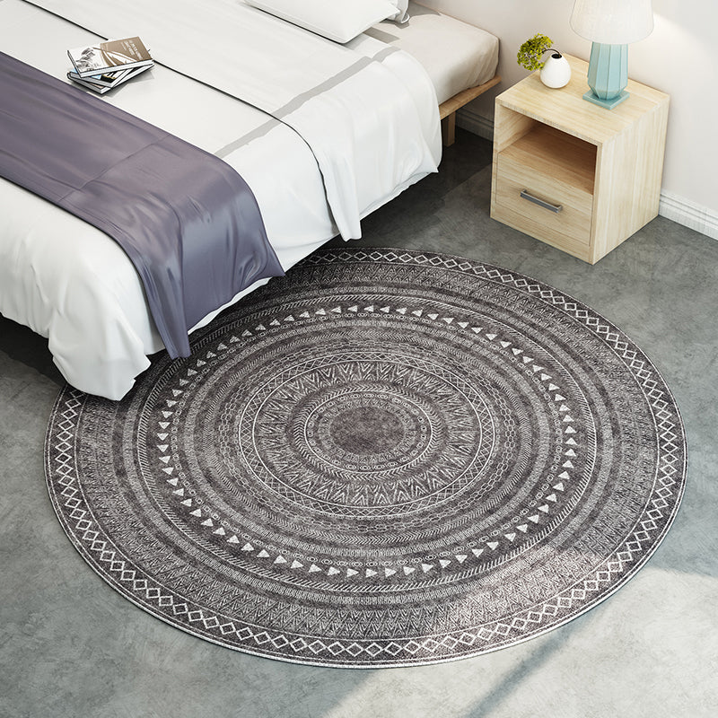 Southwestern Bedroom Rug Multi-Color Geometric Print Indoor Rug Polyster Anti-Slip Backing Pet Friendly Area Carpet Clearhalo 'Area Rug' 'Rugs' 'Southwestern' Rug' 2317791