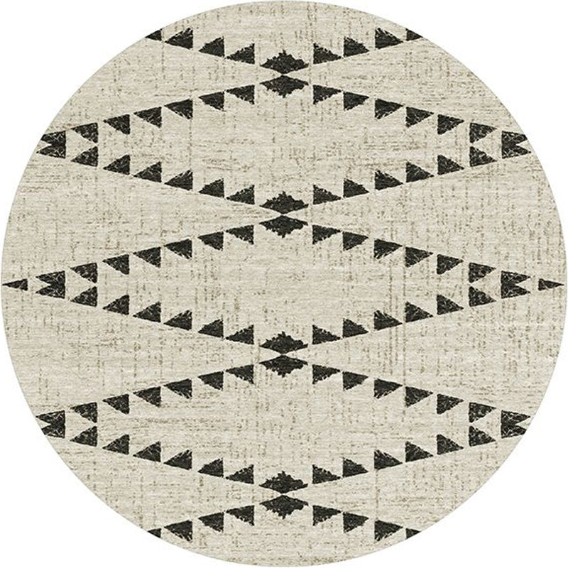 Southwestern Bedroom Rug Multi-Color Geometric Print Indoor Rug Polyster Anti-Slip Backing Pet Friendly Area Carpet Brown Clearhalo 'Area Rug' 'Rugs' 'Southwestern' Rug' 2317792