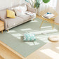 Country Bedroom Rug Multi-Color Solid Color Area Carpet Cotton Pet Friendly Easy Care Indoor Rug with Tassel Green Clearhalo 'Area Rug' 'Rug' 2317810
