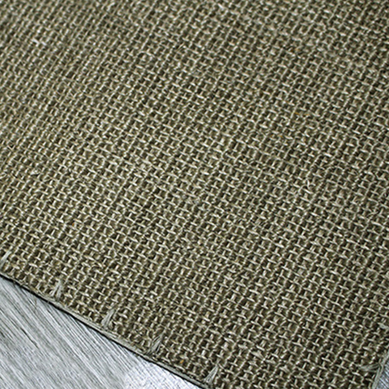 Vintage Bedroom Rug Multi-Color Solid Color Indoor Rug Sisal Non-Slip Backing Pet Friendly Easy Care Carpet Green Clearhalo 'Area Rug' 'Rug' 2317841