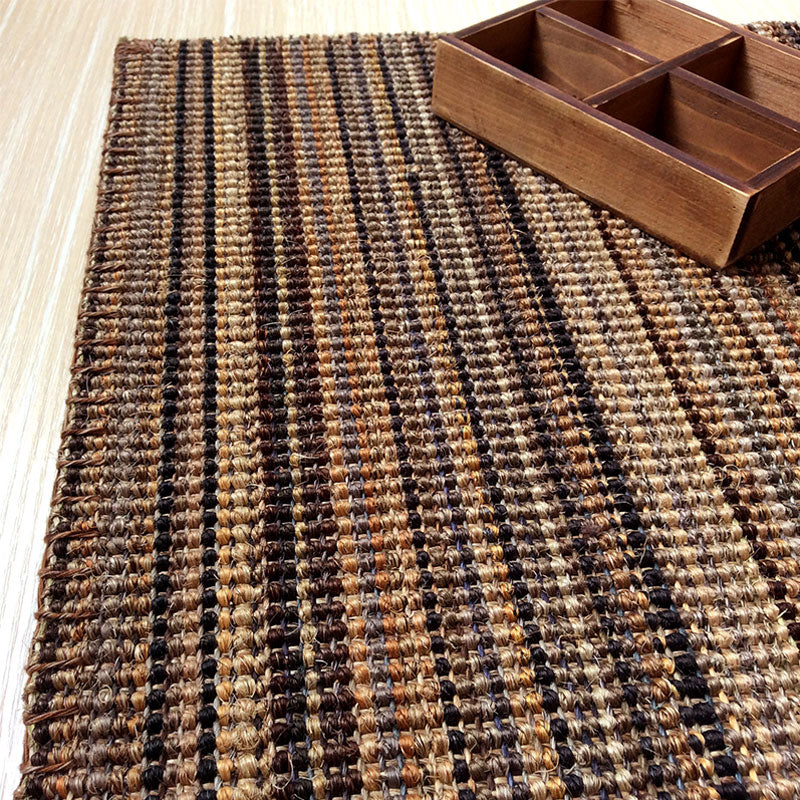 Light Brown Solid Color Rug Sisal Cottage Area Carpet Anti-Slip Machine Washable Pet Friendly Indoor Rjug for Living Room Clearhalo 'Area Rug' 'Rug' 2317864