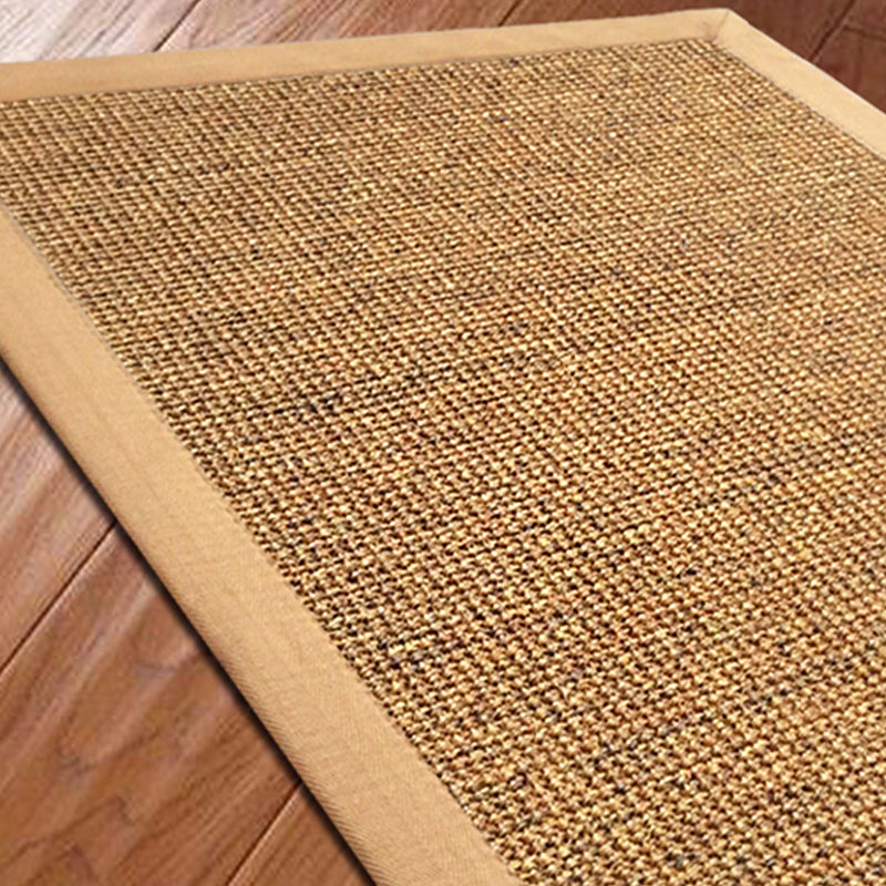 Farmhouse Solid Color Rug Multi Color Sisal Area Rug Non-Slip Backing Pet Friendly Easy Care Area Carpet for Bedroom Beige Clearhalo 'Area Rug' 'Rug' 2317869