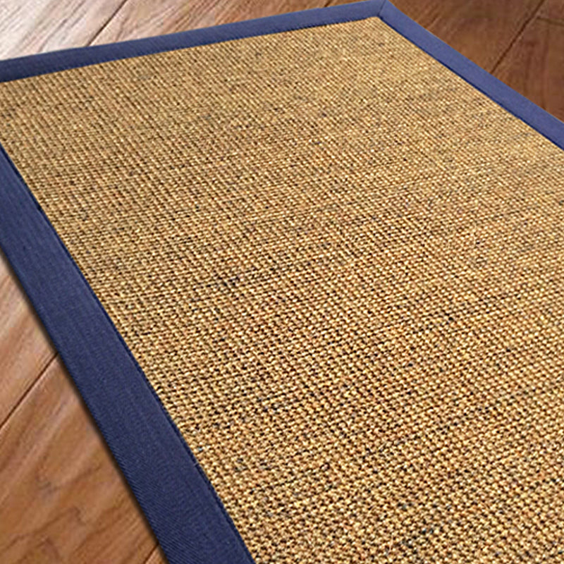 Farmhouse Solid Color Rug Multi Color Sisal Area Rug Non-Slip Backing Pet Friendly Easy Care Area Carpet for Bedroom Brown Clearhalo 'Area Rug' 'Rug' 2317881