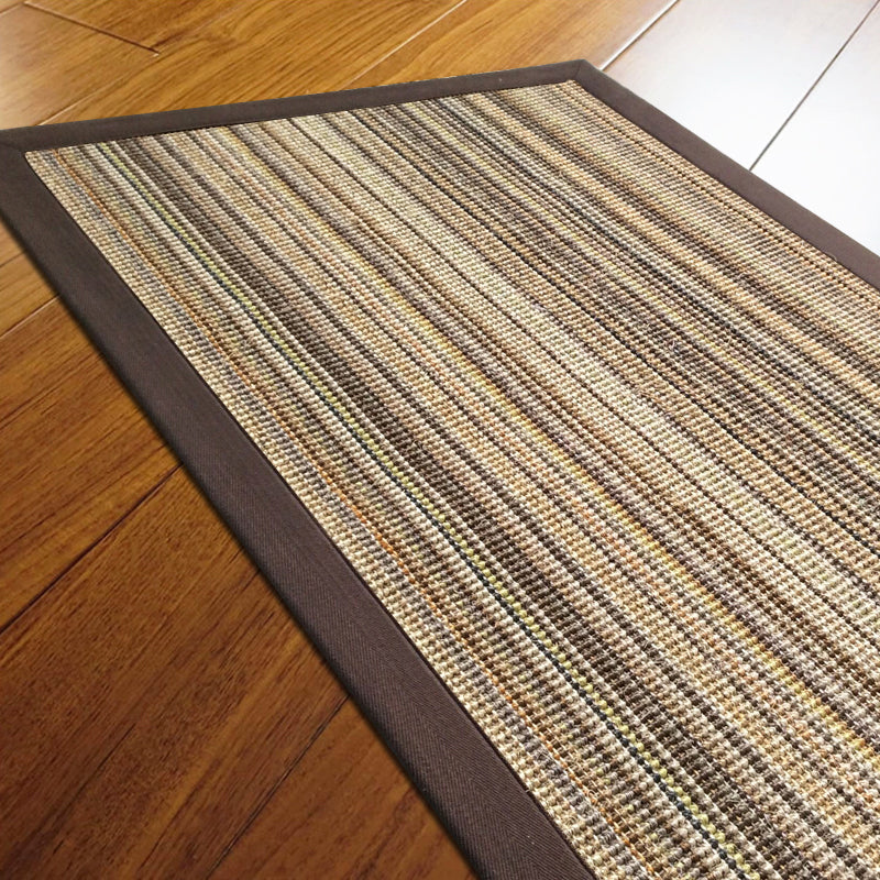 Multi Color Rustic Rug Sisal Solid Color Indoor Rug Anti-Slip Backing Stain-Resistant Machine Washable Carpet for Home Clearhalo 'Area Rug' 'Rug' 2317882
