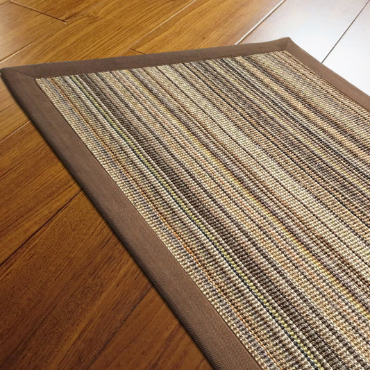 Multi Color Rustic Rug Sisal Solid Color Indoor Rug Anti-Slip Backing Stain-Resistant Machine Washable Carpet for Home Clearhalo 'Area Rug' 'Rug' 2317887
