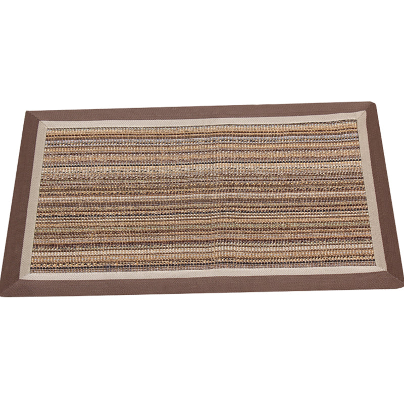 Multi Color Rustic Rug Sisal Solid Color Indoor Rug Anti-Slip Backing Stain-Resistant Machine Washable Carpet for Home Clearhalo 'Area Rug' 'Rug' 2317891
