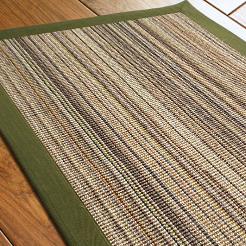 Multi Color Rustic Rug Sisal Solid Color Indoor Rug Anti-Slip Backing Stain-Resistant Machine Washable Carpet for Home Gray-Green Clearhalo 'Area Rug' 'Rug' 2317894