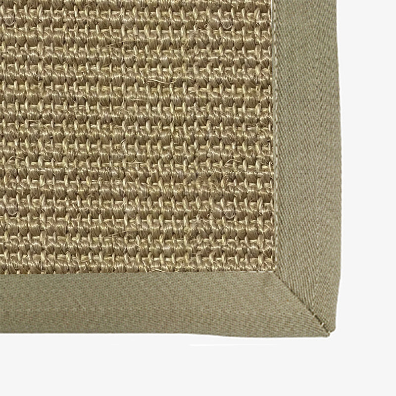 Farmhouse Parlor Rug Multi Colored Solid Color Indoor Rug Sisal Anti-Slip Backing Pet Friendly Easy Care Area Carpet Light Beige Clearhalo 'Area Rug' 'Rug' 2317925