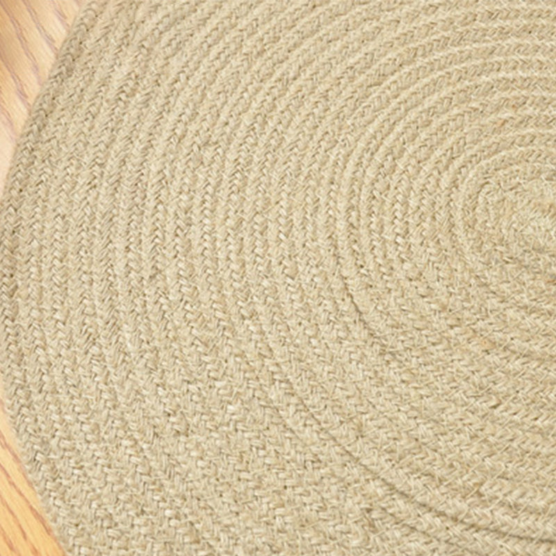 Simplicity Bedroom Rug Multi Color Solid Color Area Carpet Sisal Non-Slip Backing Machine Washable Indoor Rug Dark Beige Clearhalo 'Area Rug' 'Rug' 2317931