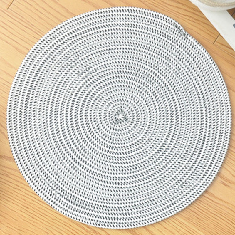 Simplicity Bedroom Rug Multi Color Solid Color Area Carpet Sisal Non-Slip Backing Machine Washable Indoor Rug Light Gray Clearhalo 'Area Rug' 'Rug' 2317933