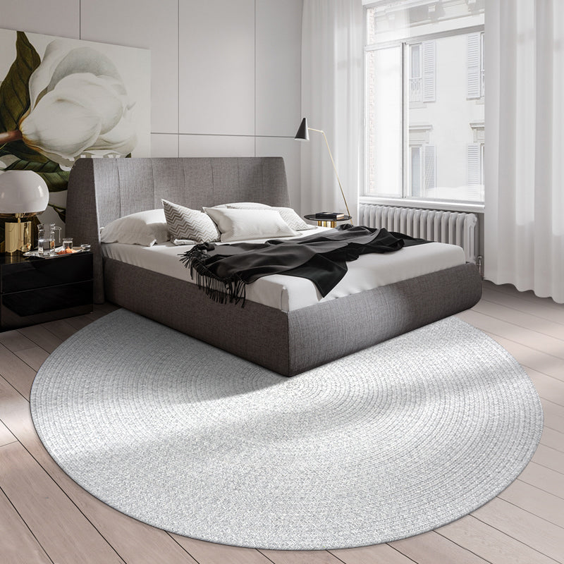 Cottage Bedroom Rug Multi Color Solid Color Indoor Rug Cotton Anti-Slip Backing Pet Friendly Area Carpet Clearhalo 'Area Rug' 'Rug' 2317973