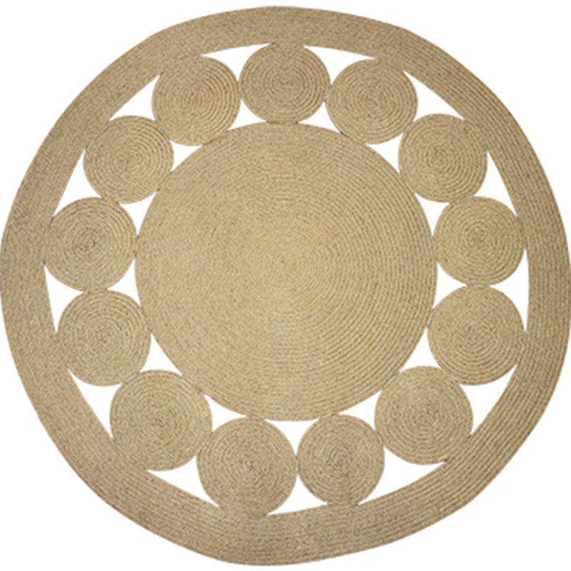 Comfort Solid Color Rug Multi-Color Sisal Indoor Rug Anti-Slip Stain-Resistant Pet Friendly Area Carpet for Bedroom Camel Clearhalo 'Area Rug' 'Rug' 2317993