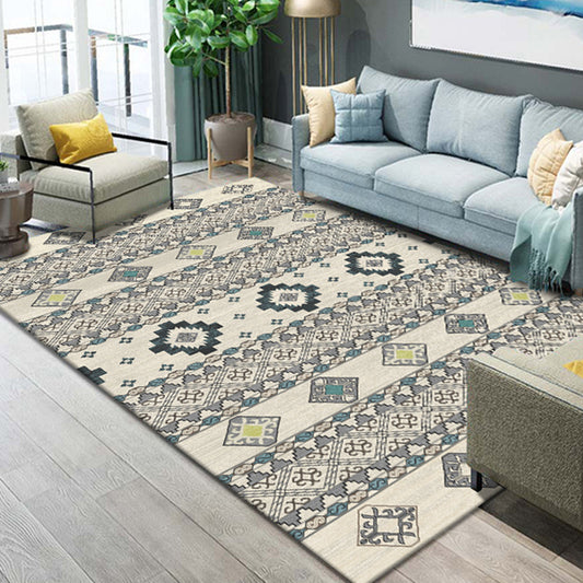 Western Parlor Rug Multi Color Geometric Print Area Carpet Polypropylene Easy Care Pet Friendly Washable Indoor Rug Clearhalo 'Area Rug' 'Rugs' 'Southwestern' Rug' 2318020