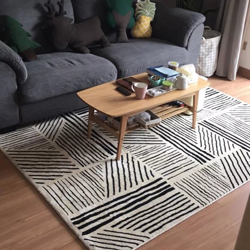 Funky Geometric Printed Rug Multi Color Synthetics Indoor Rug Non-Slip Backing Machine Washable Area Carpet for Decoration Clearhalo 'Area Rug' 'Rugs' 'Southwestern' Rug' 2318039