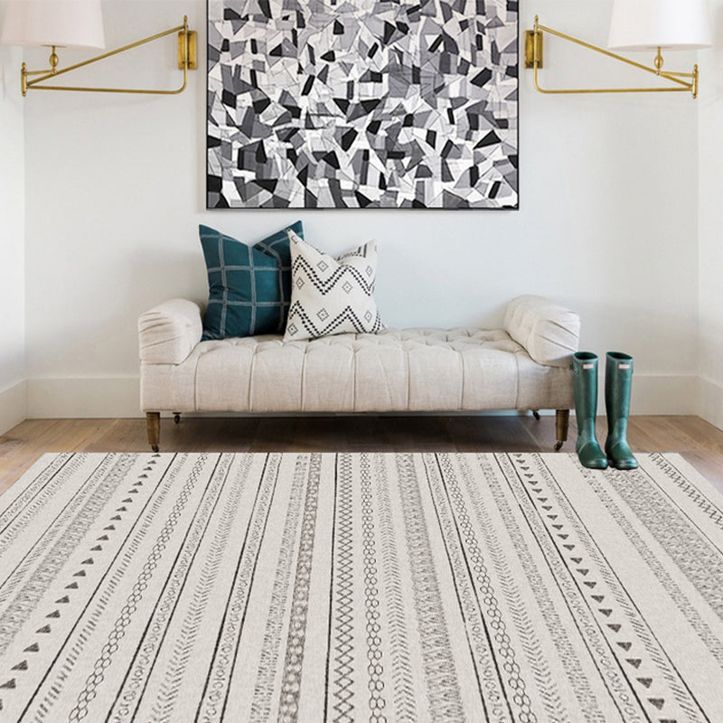 Bohomian Living Room Rug Multi Colored Geometric Print Area Carpet Polyster Non-Slip Backing Pet Friendly Indoor Rug Clearhalo 'Area Rug' 'Rugs' 'Southwestern' Rug' 2318049