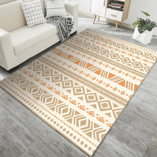 Unique Geo Pattern Rug Multi Colored Polypropylene Indoor Rug Anti-Slip Backing Pet Friendly Area Carpet for Decoration Clearhalo 'Area Rug' 'Rugs' 'Southwestern' Rug' 2318072