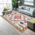 Funky Living Room Rug Multi Colored Geometric Pattern Area Carpet Synthetics Pet Friendly Stain-Resistant Washable Indoor Rug Orange Clearhalo 'Area Rug' 'Bohemian' 'Rugs' Rug' 2318093