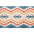 Nordic Living Room Rug Multi Colored Geometric Print Indoor Rug Synthetics Non-Slip Pet Friendly Washable Carpet Lake Blue Clearhalo 'Area Rug' 'Rugs' 'Southwestern' Rug' 2318120