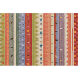 Bohemian Living Room Rug Multi Colored Stripe Print Indoor Rug Polyster Non-Slip Backing Pet Friendly Stain-Resistant Carpet Orange Clearhalo 'Area Rug' 'Bohemian' 'Rugs' Rug' 2318142