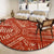 Western Geometric Rug Red Synthetic Indoor Rug Anti-Slip Backing Pet Friendly Machine Washable Carpet for Decoration Red Clearhalo 'Area Rug' 'Rugs' 'Southwestern' Rug' 2318162