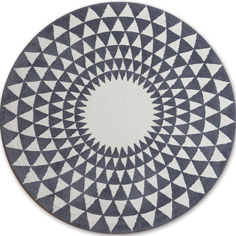 Ethnic Decoration Rug Multi Color Geometric Patterned Indoor Rug Pet Friendly Stain-Resistant Easy Care Carpet Silver Gray Clearhalo 'Area Rug' 'Rugs' 'Southwestern' Rug' 2318169