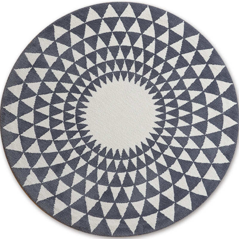 Ethnic Decoration Rug Multi Color Geometric Patterned Indoor Rug Pet Friendly Stain-Resistant Easy Care Carpet Silver Gray Clearhalo 'Area Rug' 'Rugs' 'Southwestern' Rug' 2318169