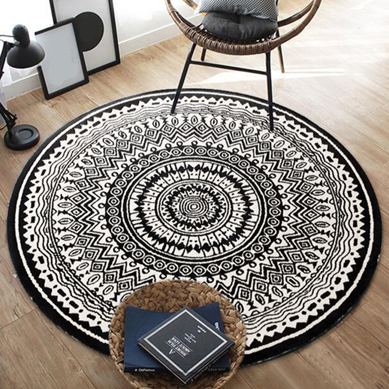 Ethnic Decoration Rug Multi Color Geometric Patterned Indoor Rug Pet Friendly Stain-Resistant Easy Care Carpet Clearhalo 'Area Rug' 'Rugs' 'Southwestern' Rug' 2318174