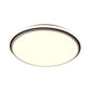 Black and White Circular Flush Mount Contemporary Led 12"/16"/19.5" Wide Acrylic Flush Mount Fixture with Recessed Diffuser in White/Warm Light Clearhalo 'Ceiling Lights' 'Close To Ceiling Lights' 'Close to ceiling' 'Flush mount' Lighting' 231932