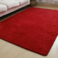 Multi Colored Rustic Rug Cotton Blend Solid Color Indoor Rug Non-Slip Backing Pet Friendly Easy Care Carpet for Parlor Burgundy Clearhalo 'Area Rug' 'Rug' 2325537